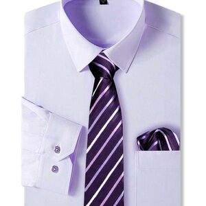 Men's Purple Dress Shirt
